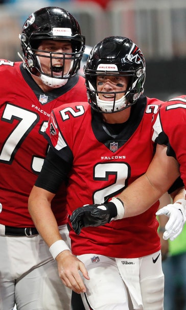 Ryan shines with arm and legs, Falcons beat Panthers 31-24
